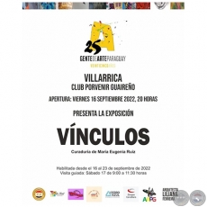 VNCULOS - Exposicin del grupo Gente de Arte - Viernes, 16 de Septiembre de 2022